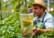 água sabor cerveja