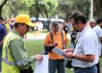 serviço programado no Parque São Paulo