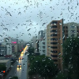 chuva forte de granizo